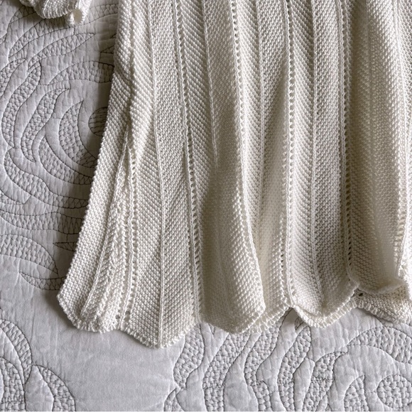 FRAME - Crochet Boxy Top - White - Picture 5 of 11